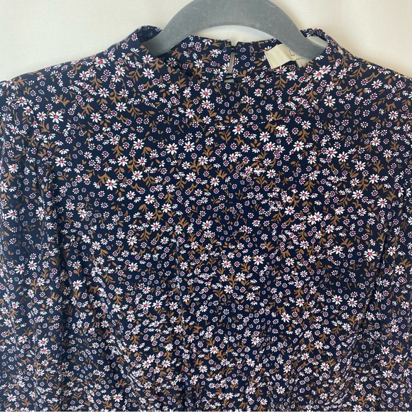 Ann Taylor LOFT Floral Mock Neck Dress - Picture 4 of 12